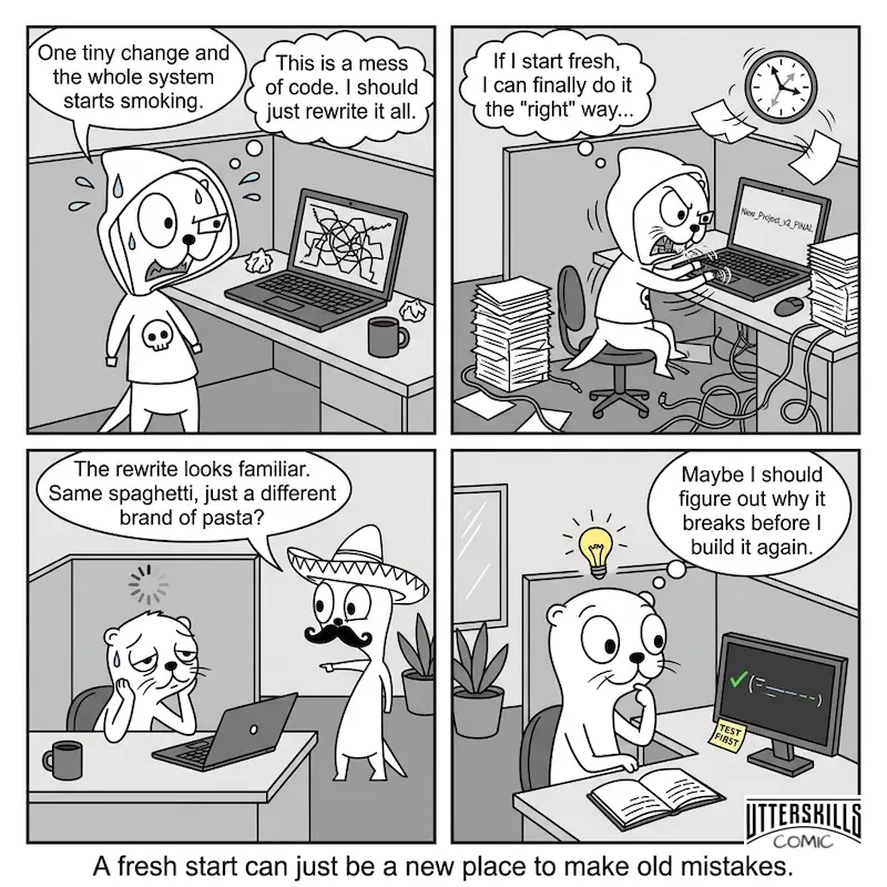 A fresh start is just a new place to make old mistakes