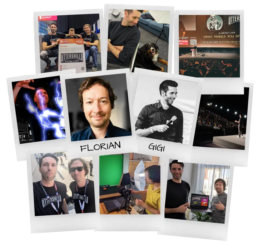 Florian and Gigi, founders of Utterskills