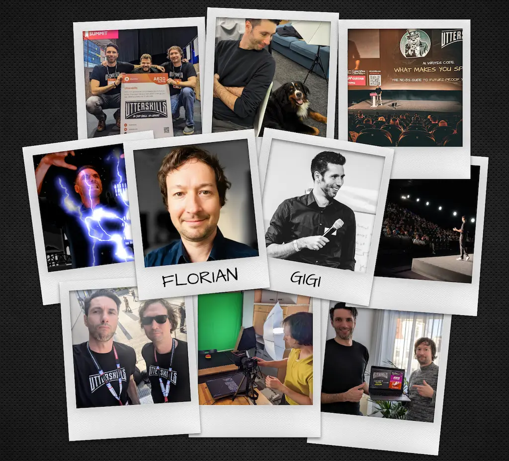 Florian and Gigi, founders of Utterskills