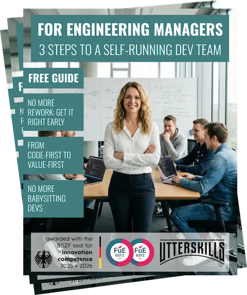 Manager with self-running dev team